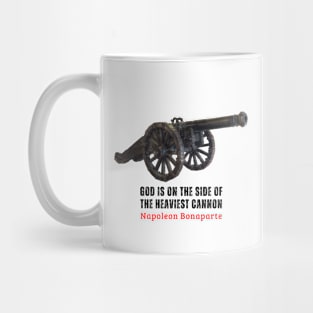 Napoleon's Insight: Might and Divine Favor Mug